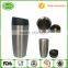Double wall stainless steel tumbler travel mug with logo printing