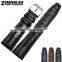 Customize Crocodile Leather Watch Bracelet 20mm 21mm 22mm black brown blue Wholesale 1PCS