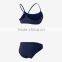 Women's Two-Piece Swimsuit strappy blank halter push up bikini tankinis