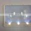 reading magnifier with three LED lights