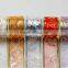 wholesale Christmas ribbon with star metallic foil ribbon