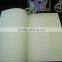 gold hot stamping design glued binding thick papercard black notebook