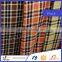 100% cotton yarn dyed plaid t shirt school uniform fabric