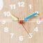 Cute Whale Design wooden wall clock decorative clocks