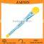 Light blue double sided single makeup brush
