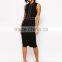 OEM Manufacture Summer Dersses For Women Elegant Pencil Dress With Collar