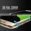 high clear 3d full cover tempered glass screen protective film 0.3mm for samsung s7