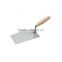 200mm Wooden Handle and Carbon Steel Bricklaying Trowel with Metal End Cap