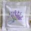 Hand embroidered lavender sachet/bag/pillow-floral embroidery ,monorgam bag