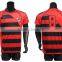 custom cheap striped soccer unifroms soccer shirt