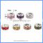 High Quality Assorted 6mm 8mm 10mm Rondelle CZ Zircon Micro Pave 925 Sterling Silver Donuts Jewelry Spacers Beads SSB-CZS009