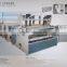 Automatic printing toilet paper roll and gluing perforated kitchen paper roll machine