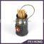 Manufacturer your design antique nickel Toothpick tank/toothpick holder
