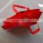 Red recycled non-woven fabrics cloth hand bag for fruit gift