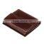 Custom Cowhide Superior Quality branded trifold leather wallets for women