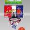 eco-friendly plastic mini basketball board for boy play basketball game