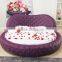 2016 italian new classic chesterfield round bed A01