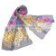 Classic Flower print Hot Sale Whole Sale Chiffon Scarf In stock