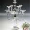 Graceful pillar crystal candle holder in