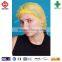 Disposable non woven hair nets colorful, crimps cap, bouffant cap