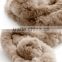 Ladies Women Long Style Fur Scarf / Rabbit Fur Snood Scarf / Rex Rabbit Fur Scarves