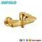 2 Holes Simple Golden Bathtub Faucet with Single Handle 80 4101G