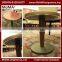 Small Oak Wooden Round Side Coffee Table