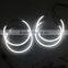 one year warranty 12v 66 smd 131mm led angel eyes for bmw car led headlight 66 smd led halo rings