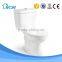 Chaozhou small siphonic two pieces toilet,two piece toilet bowl