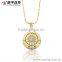 xuping jewelry new-designed gold sun chain pendant/gold long chain pendant