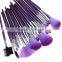 Light Purple 16 pcs makeup Brush with custom logo Make Up Brush Set