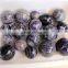 natrual rock deep purple color fluorite quartz crystal balls