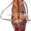 handmade crochet leather bag for female trendy style best quality material low price