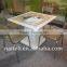 Artificial Stone Panel Popur for Office Reception Table Top and Chairs Design