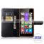 C&T New Luxury Black leather flip cover for lumia 540