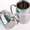 Double Wall Barrel Shaped Stainless Steel Beer Mug 18oz