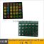 Lexan 8b35 sticker with 3M glue PET PC Keypad Button Material and Industrial Control Application membrane keyboard Custom made