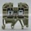 SAK2.5 Screw Din Rail Mount Double Deck Papepp Terminal Connector terminal block connect uk terminal