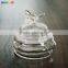 Manufacturer Unique Clear Honey Bee Glass Jar With Lid And Stick