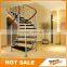 Latest Modern Economical Curved Aluminium Staircase