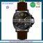 FS FLOWER - Men's Leather Wrist Watch Western Design Chronograph Movement Quartz Watch At Cheap Price