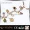 Natural forest design jewelry with nuts wood collection charm bead bracelet