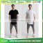 New design mens 100% polyester longline casual short sleeve slim fit blank t-shirt