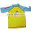 Kids Short Sleeve Rash Shirts Tops with uv50+ for Watersports