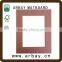 pink color matboard with window frame picture mdf photo frame backboard wall hanging photo frame white