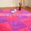 EVA foam fluffy fleece carpet puzzle mat for household