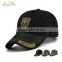 wholesale/high quality plain cotton twill 6 panel customs camouflage material for baseball cap with embroidery