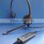 Professional Monaural Telephone Headset With RJ11/USB Jack for Call Center