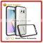 [UPO] For Samsung Galaxy s7 edge Hard Phone Case,Harden Hard back Plastic PC with Candy color Tpu bumper Crystal Clear