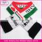 wholesale high quality jacquard custom acrylic pattern football fans knitted scarf for 2016 EU Cup